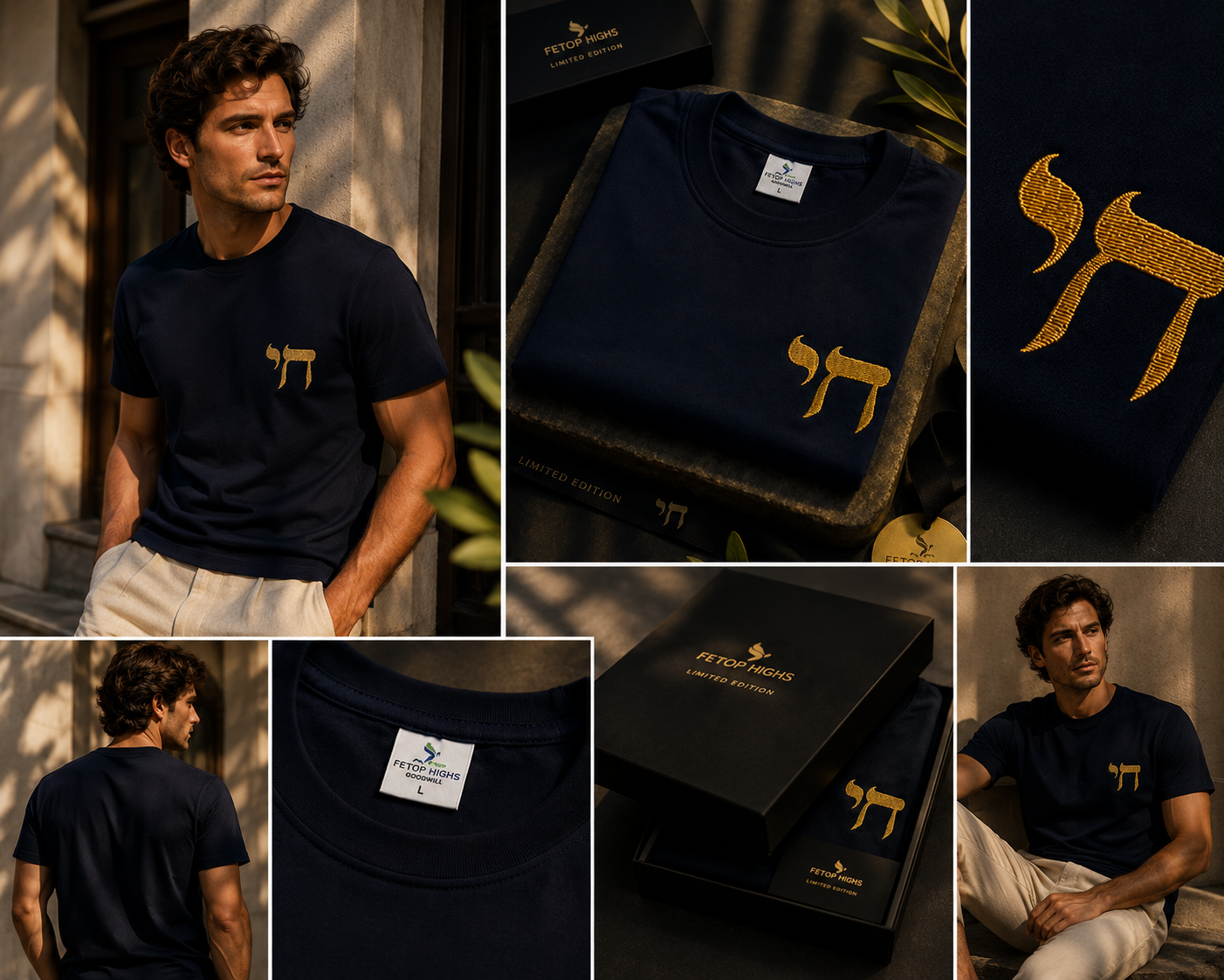 T shirt dark blue (life) limited edition